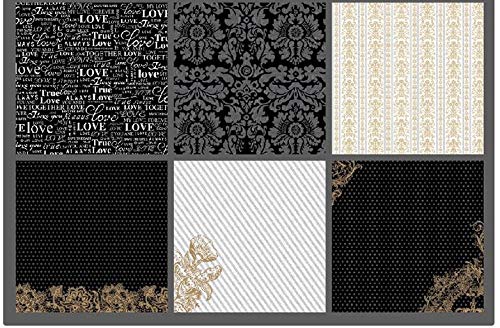 Qatalitic Pattern Design Printed Papers for Art & Craft (VS12018), Size: 12 X 12 Inch for Greeting Cardmaking & Project book making (24 Patterned Sheets + 3 Die Cut Sheets) Paper Designer Paper Pack
