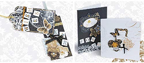 Qatalitic Pattern Design Printed Papers for Art & Craft (VS12018), Size: 12 X 12 Inch for Greeting Cardmaking & Project book making (24 Patterned Sheets + 3 Die Cut Sheets) Paper Designer Paper Pack
