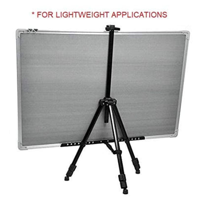 Qatalitic Portable Lightweight Tripod Easel for Professional Artists, Metal Display Easel Stand with Adjustable Height