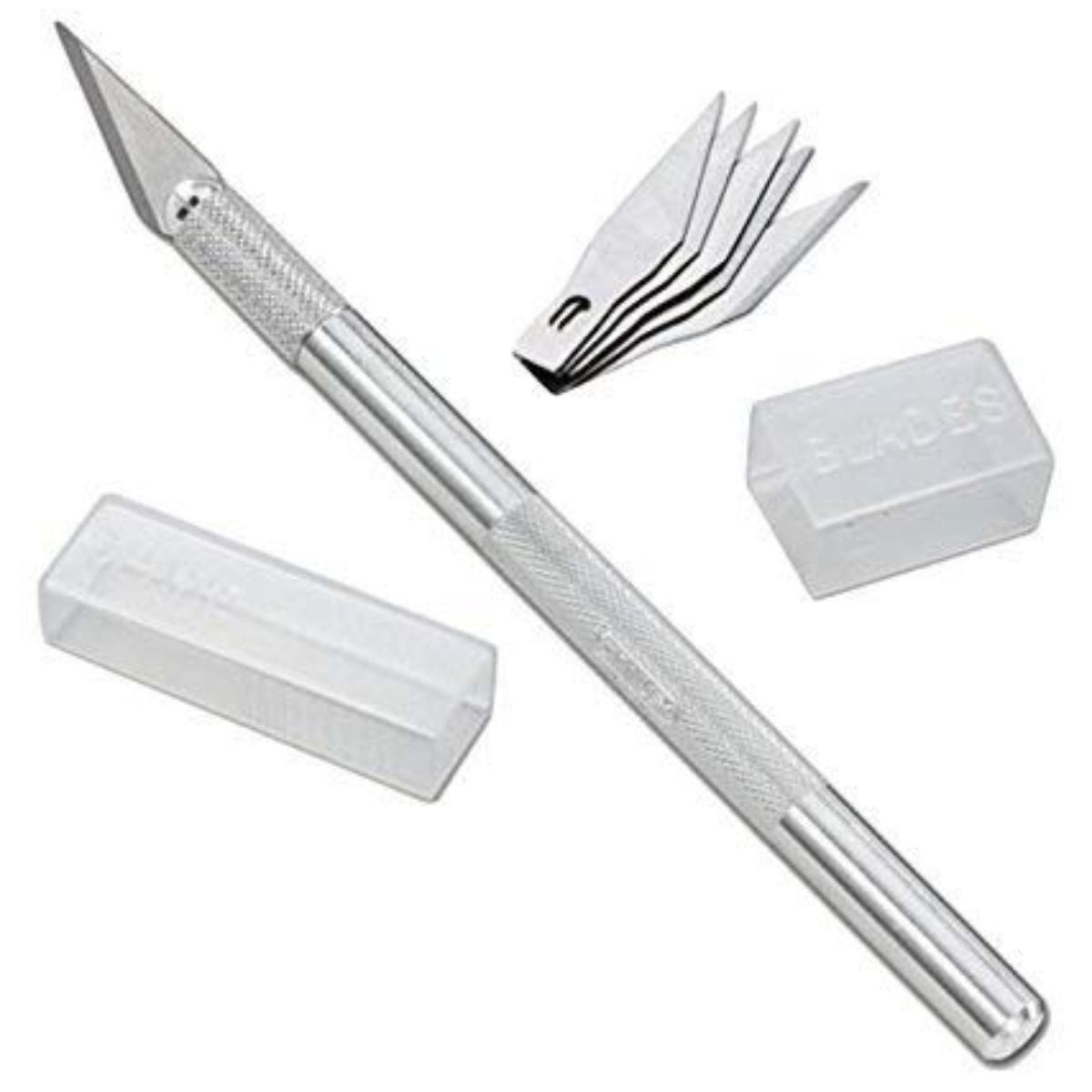Pen Cutter With 5 Interchangeable Blades For Carving and Paper Cutting