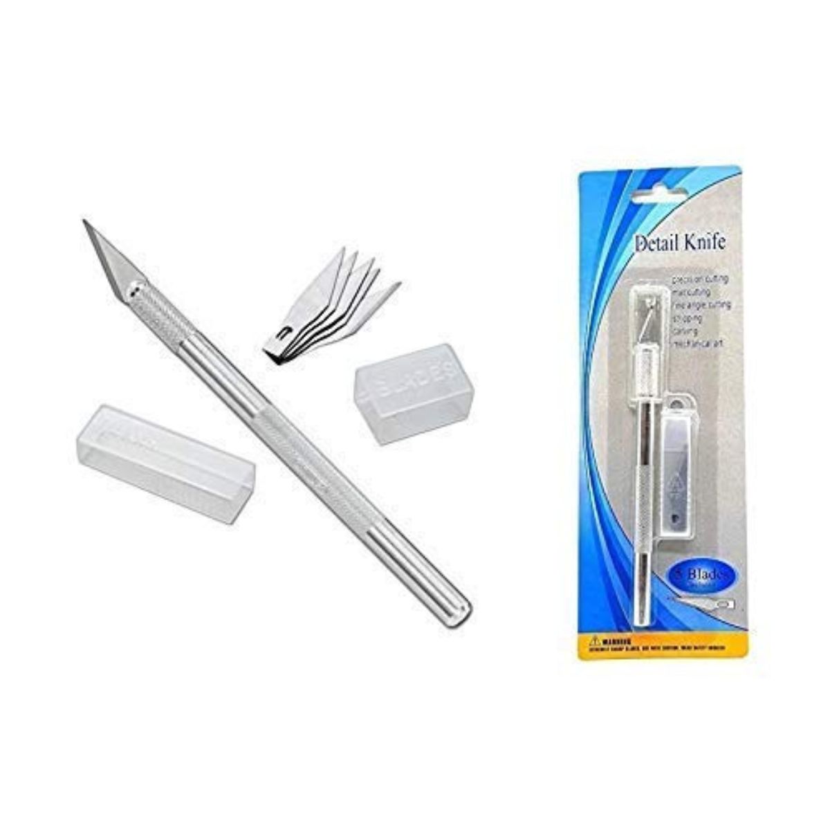 Pen Cutter With 5 Interchangeable Blades For Carving and Paper Cutting