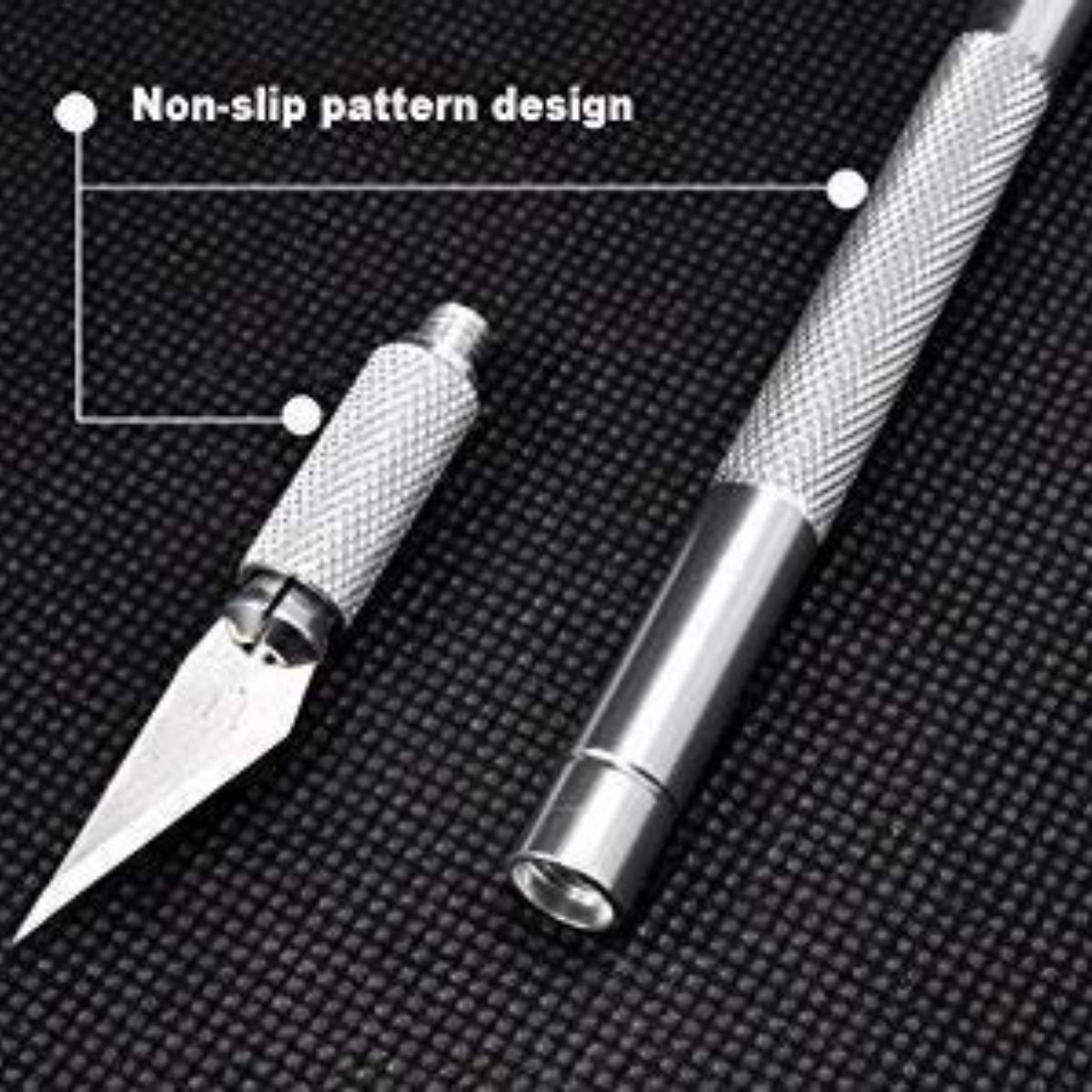 Pen Cutter With 5 Interchangeable Blades For Carving and Paper Cutting