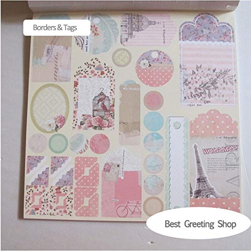 Qatalitic Pattern Design Printed Papers for Art & Craft (VS12004), Size: 12 X 12 Inch for Greeting Cardmaking & Project book making (24 Patterned Sheets + 3 Die Cut Sheets) Paper Designer Paper Pack