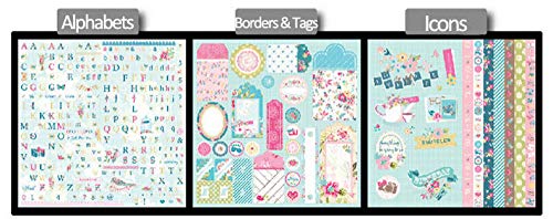 Qatalitic Pattern Design Printed Papers for Art & Craft (VS12005), Size: 12 X 12 Inch for Greeting Cardmaking & Project book making (24 Patterned Sheets + 3 Die Cut Sheets) Paper Designer Paper Pack