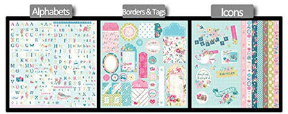 Qatalitic Pattern Design Printed Papers for Art & Craft (VS12005), Size: 12 X 12 Inch for Greeting Cardmaking & Project book making (24 Patterned Sheets + 3 Die Cut Sheets) Paper Designer Paper Pack