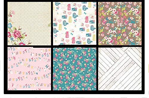 Qatalitic Pattern Design Printed Papers for Art & Craft (VS12005), Size: 12 X 12 Inch for Greeting Cardmaking & Project book making (24 Patterned Sheets + 3 Die Cut Sheets) Paper Designer Paper Pack