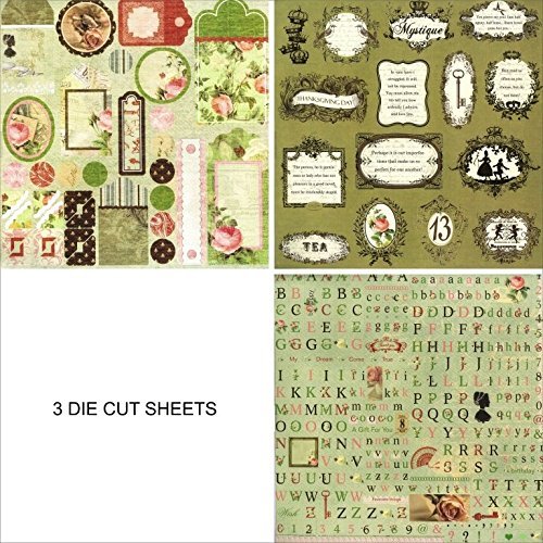 Qatalitic Pattern Design Printed Papers for Art & Craft (VS12011), Size: 12 X 12 Inch for Greeting Cardmaking & Project book making (24 Patterned Sheets + 3 Die Cut Sheets) Paper Designer Paper Pack