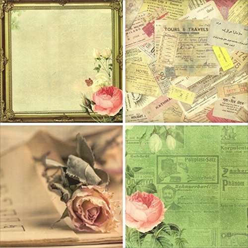 Qatalitic Pattern Design Printed Papers for Art & Craft (VS12011), Size: 12 X 12 Inch for Greeting Cardmaking & Project book making (24 Patterned Sheets + 3 Die Cut Sheets) Paper Designer Paper Pack