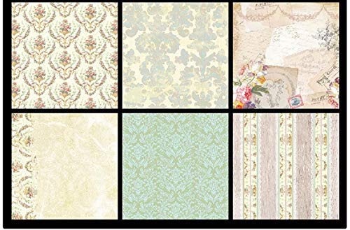 Qatalitic Pattern Design Printed Papers for Art & Craft (VS12017), Size: 12 X 12 Inch for Greeting Cardmaking & Project book making (24 Patterned Sheets + 3 Die Cut Sheets) Paper Designer Paper Pack
