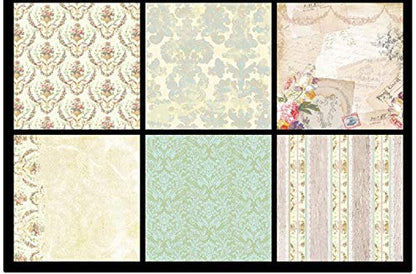 Qatalitic Pattern Design Printed Papers for Art & Craft (VS12017), Size: 12 X 12 Inch for Greeting Cardmaking & Project book making (24 Patterned Sheets + 3 Die Cut Sheets) Paper Designer Paper Pack
