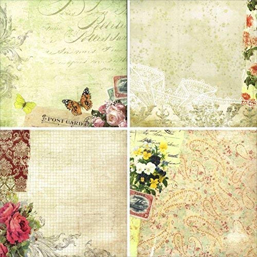 Qatalitic Pattern Design Printed Papers for Art & Craft (VS12017), Size: 12 X 12 Inch for Greeting Cardmaking & Project book making (24 Patterned Sheets + 3 Die Cut Sheets) Paper Designer Paper Pack
