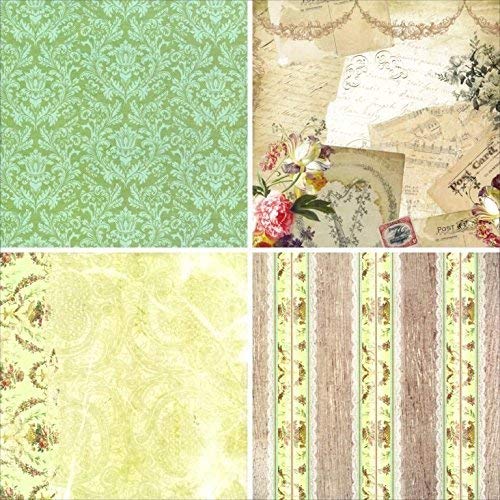 Qatalitic Pattern Design Printed Papers for Art & Craft (VS12017), Size: 12 X 12 Inch for Greeting Cardmaking & Project book making (24 Patterned Sheets + 3 Die Cut Sheets) Paper Designer Paper Pack