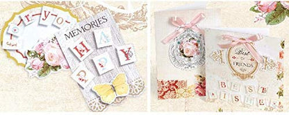 Qatalitic Pattern Design Printed Papers for Art & Craft (VS12017), Size: 12 X 12 Inch for Greeting Cardmaking & Project book making (24 Patterned Sheets + 3 Die Cut Sheets) Paper Designer Paper Pack