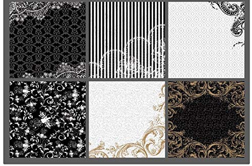 Qatalitic Pattern Design Printed Papers for Art & Craft (VS12019), Size: 12 X 12 Inch for Greeting Cardmaking & Project book making (24 Patterned Sheets + 3 Die Cut Sheets) Paper Designer Paper Pack