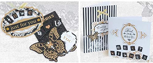 Qatalitic Pattern Design Printed Papers for Art & Craft (VS12019), Size: 12 X 12 Inch for Greeting Cardmaking & Project book making (24 Patterned Sheets + 3 Die Cut Sheets) Paper Designer Paper Pack