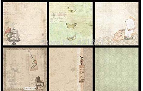 Qatalitic Set of 40 Pattern Design Printed Papers for Art & Craft (VS8006),Size: 8 X 8 Inch for DIY Greeting Card making & Project Book Making, Paper Designer Paper Pack
