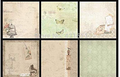 Qatalitic Set of 40 Pattern Design Printed Papers for Art & Craft (VS8006),Size: 8 X 8 Inch for DIY Greeting Card making & Project Book Making, Paper Designer Paper Pack
