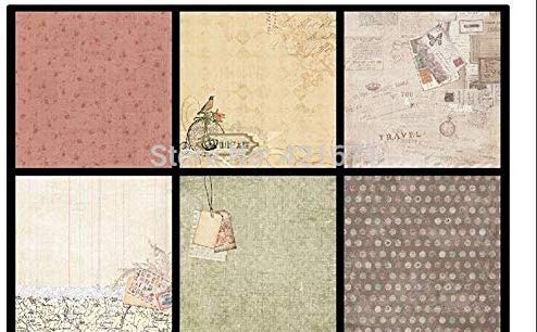Qatalitic Set of 40 Pattern Design Printed Papers for Art & Craft (VS8006),Size: 8 X 8 Inch for DIY Greeting Card making & Project Book Making, Paper Designer Paper Pack