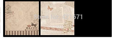 Qatalitic Set of 40 Pattern Design Printed Papers for Art & Craft (VS8006),Size: 8 X 8 Inch for DIY Greeting Card making & Project Book Making, Paper Designer Paper Pack