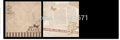 Qatalitic Set of 40 Pattern Design Printed Papers for Art & Craft (VS8006),Size: 8 X 8 Inch for DIY Greeting Card making & Project Book Making, Paper Designer Paper Pack