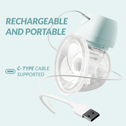 Wearable Electric Breast Pump  for Feeding Mothers, India’s Most Slimmest Hands-Free Breast Pump, Portable, Light weight,BPA-Free and Skin friendly