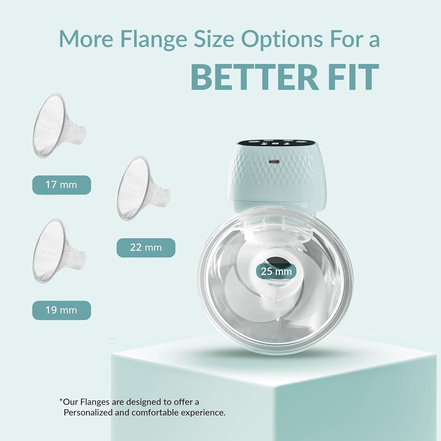 Wearable Electric Breast Pump  for Feeding Mothers, India’s Most Slimmest Hands-Free Breast Pump, Portable, Light weight,BPA-Free and Skin friendly