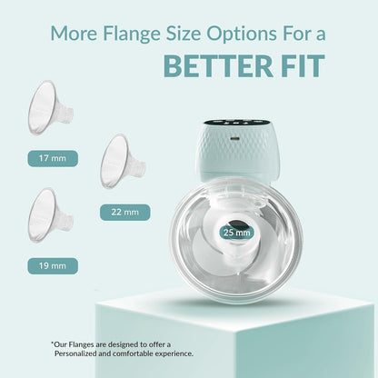 Wearable Electric Breast Pump  for Feeding Mothers, India’s Most Slimmest Hands-Free Breast Pump, Portable, Light weight,BPA-Free and Skin friendly