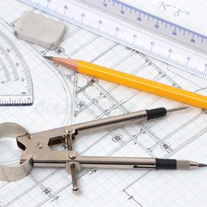 Qatalitic Set of 4 Centre Wheel Compass, with Extention Bar, Centre Wheel Compass Used in Schools and College, for Geometrical Measurement, Mathematical Drawing and Engineering Drawing