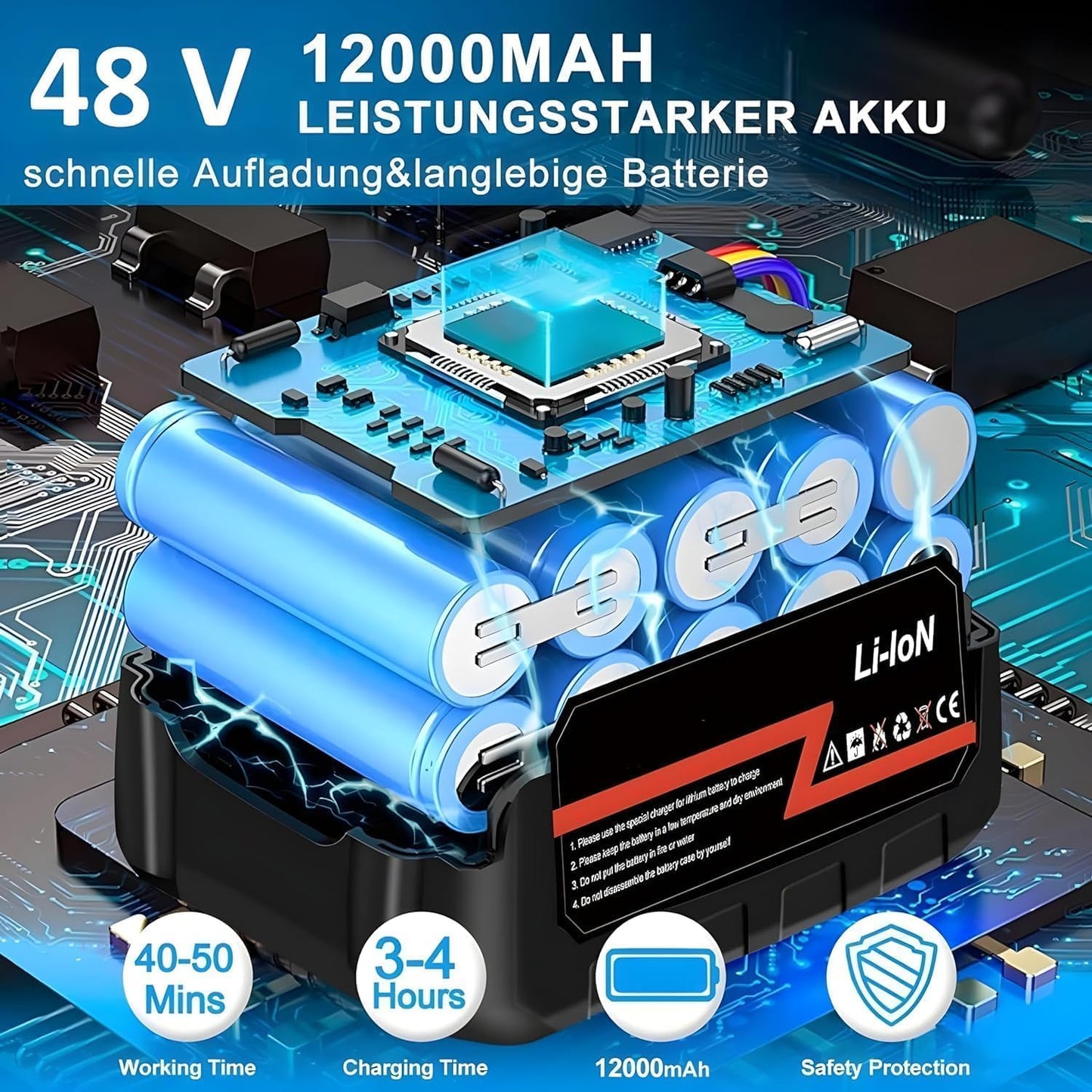 Verixpress (Double Battery) Cordless Portable Wireless Pressure Washer Gun 48V 12000mAh High Pressure Water Gun for Car Wash and Bike Cleaning with Adjustable Nozzle and 5M Hose Pipe