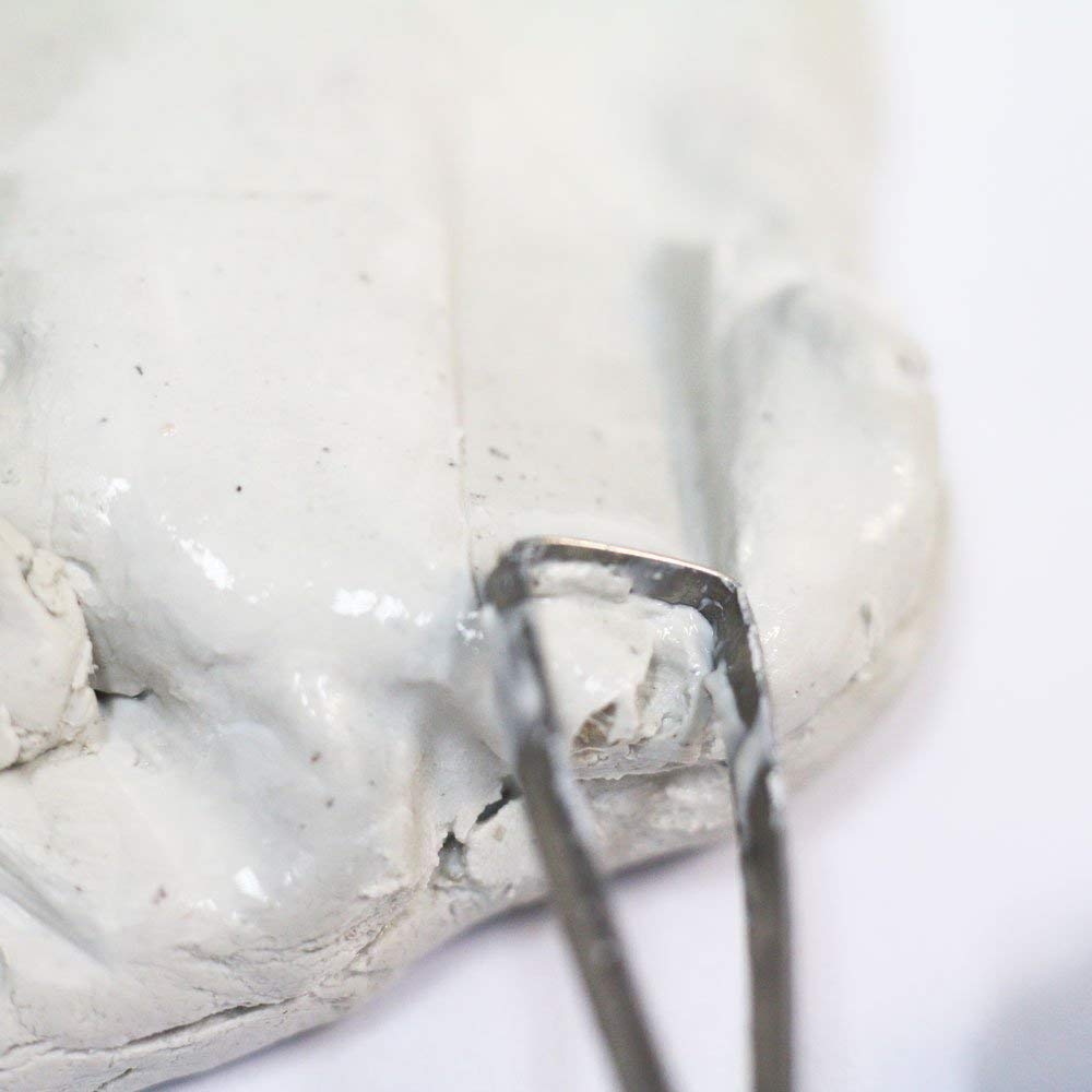 Qatalitic Modelling Clay Air Hardening White 1 Pack 500 Gms, Ideal Choice for Professional Artists Or Students.