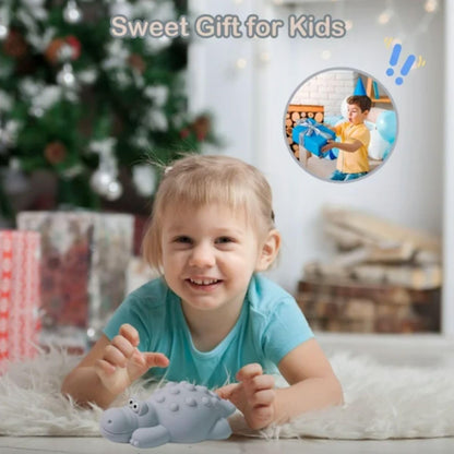 Veriexpress Crocodile Silicone Night Light for Kids – 7 Color Changing LED, Dimmable Touch Sensor, Rechargeable Bedside Lamp with Timer, Cute Light for Baby Boys & Girls