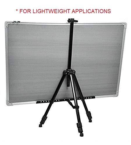 Qatalitic Portable Lightweight Tripod Easel for Professional Artist's, Metal Display Easel Stand with Adjustable Height with Nylon Carry Case for Painting, Display and Advertisement Purposes