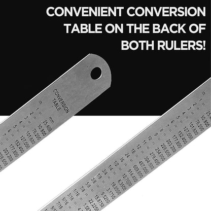 Stainless Steel Scale/Ruler 1 Foot