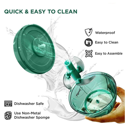 Verixpress Polypropylene Mini Handy and Compact Chopper with 3 Blades for Effortlessly Chopping Vegetables and Fruits for Your Kitchen