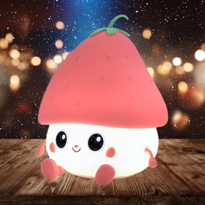 Veriexpress Red Night Lamp LED Strawberry Lamp