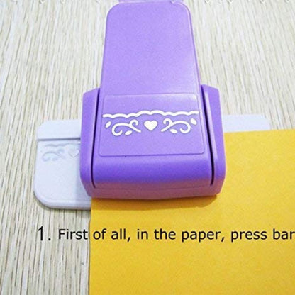 Qatalitic Border Paper Craft Punch for Project Book Making Or School Projects and DIY Art & Crafts (8721-9)